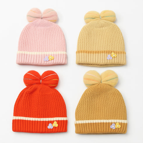 Cozy Woolen Caps for Kids 17090